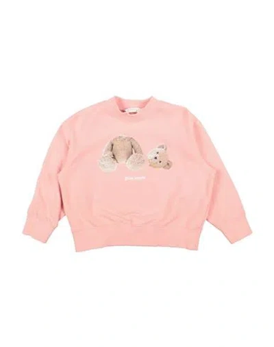 Palm Angels Babies'  Toddler Girl Sweatshirt Pink Size 6 Cotton, Elastane