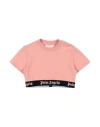 Palm Angels Toddler Girl T-shirt Blush Size 4 Cotton, Polyamide, Polyester, Elastane In Pink