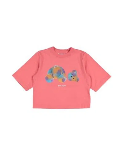 Palm Angels Babies'  Toddler Girl T-shirt Salmon Pink Size 6 Cotton