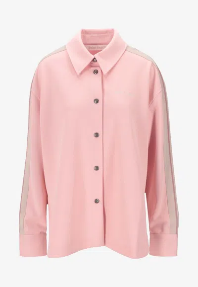 Palm Angels Classic Logo Tonal Track Shirt In Multi