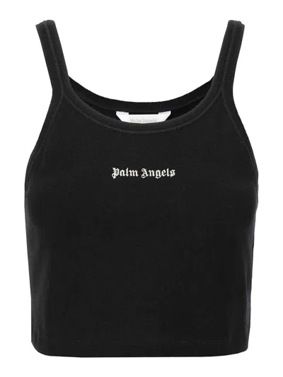 Palm Angels New Classic Sport Top In Black