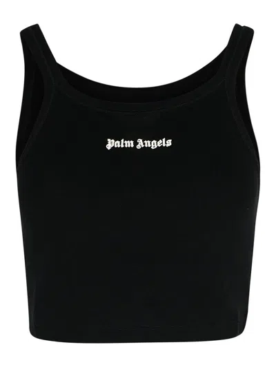 Palm Angels New Classic Sport Top In Black