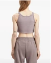 Palm Angels Top In Lilac/off White