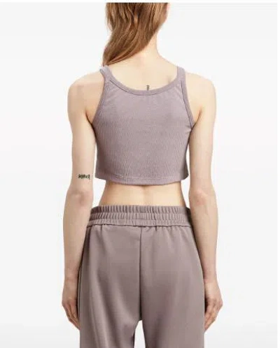 Palm Angels Top In Lilac/off White