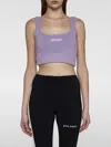 PALM ANGELS TOP PALM ANGELS WOMAN COLOR LILAC,F46058038
