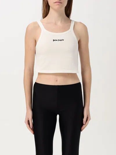 PALM ANGELS TOP PALM ANGELS WOMAN COLOR WHITE,G02941001