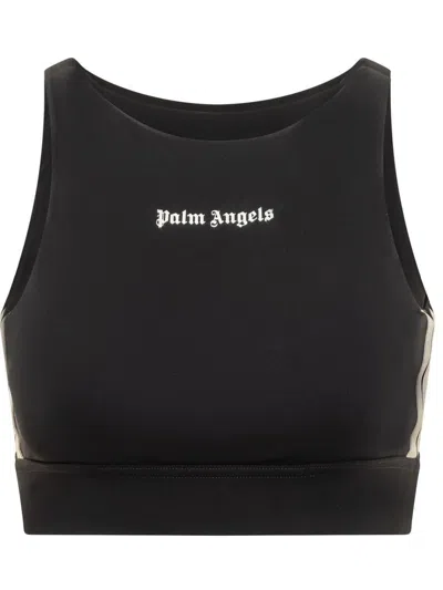 PALM ANGELS PALM ANGELS TOP WITH LOGO