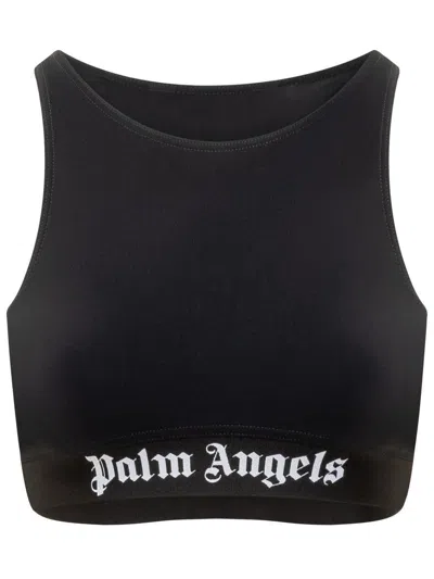 PALM ANGELS PALM ANGELS TOP WITH LOGO