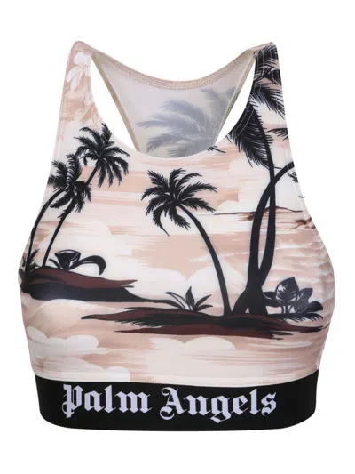 Palm Angels Tops In Beige