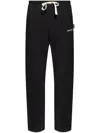 Palm Angels Logo Embroidered Sweat Pants In Multicolor
