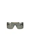 Palm Angels Tortoiseshell-effect Shield Sunglasses In Gray