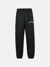 Palm Angels Track' Black Polyamide Pants In Black