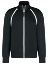 Palm Angels Track' Black Polyester Blend Jacket
