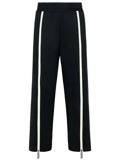 Palm Angels Track Black Polyester Blend Pants