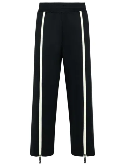 PALM ANGELS PALM ANGELS TRACK' BLACK POLYESTER BLEND PANTS
