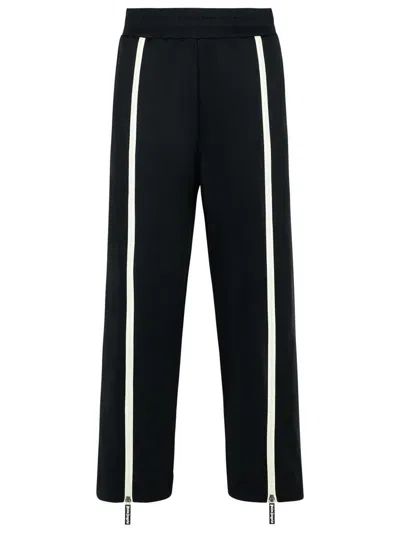 PALM ANGELS PALM ANGELS TRACK' BLACK POLYESTER BLEND PANTS