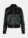 Palm Angels Track Black Polyester Blend Sweatshirt In Black