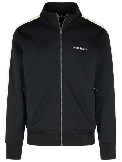 Palm Angels 'track' Black Polyester Sweatshirt