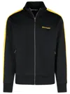Palm Angels Track Sweatshirt Polyester Noir In Black