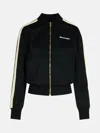 Palm Angels 'track' Black Polyester Sweatshirt In Black