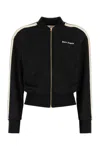 Palm Angels Track Sweatshirt Polyester Noir In Black