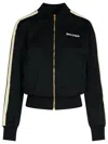 Palm Angels Track Sweatshirt Polyester Noir In Black