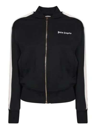 Palm Angels Classic Logo Track Jacket In Black