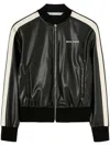 Palm Angels Track Black Polyester Blend Sweatshirt In Black  