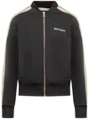 Palm Angels Track Sweatshirt Polyester Noir In Black