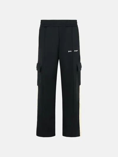 Palm Angels Track Cargo' Black Polyester Pants