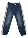 Palm Angels Logo-print Jeans In Blue