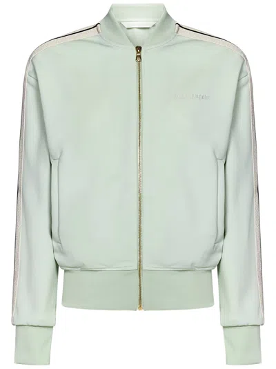 Palm Angels Track Jacket In Green