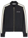 Palm Angels Classic Logo-print Track Bomber Jacket In Black