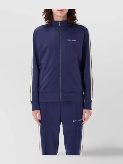 Palm Angels Track Jacket Featuring Striped Accents