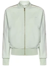 PALM ANGELS TRACK JACKET IN MINT TECHNICAL FABRIC