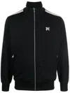 PALM ANGELS TRACK JACKET WITH MONOGRAM  ORIGIN: ITALY  CHARACTERISTICS FITTED ZIP JACKET BY PALM ANGELS.  COMPOS