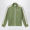 Palm Angels Logo-print Track Jacket In Green