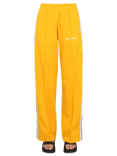 Palm Angels Track Pants Loose In Yellow