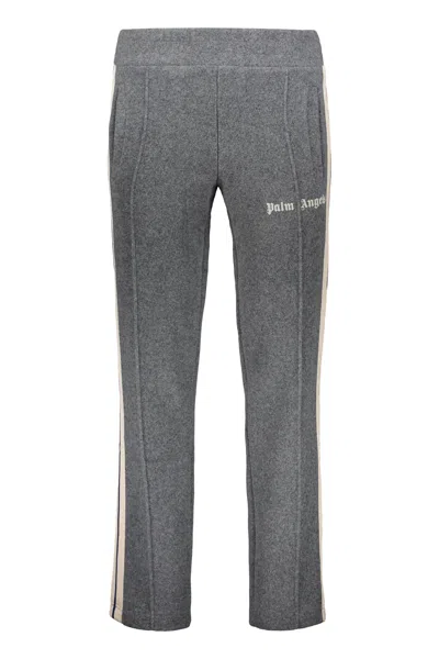 PALM ANGELS TRACK-PANTS WITH DECORATIVE STRIPES