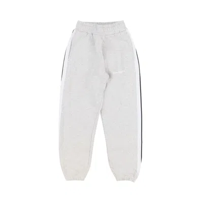 Pre-owned Palm Angels Track Sweatpants 'melange Grey/white' | Women's Size M In Gray