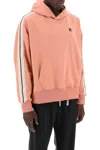 Palm Angels "track Sweatshirt With Contrasting Bands In Pink