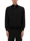 Palm Angels Curve Track Jacket In Black
