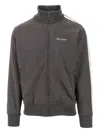 Palm Angels Stripe-detail Long-sleeves Jacket In Gray
