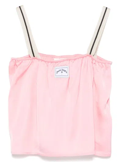 Palm Angels Kids' Track Top In Pink