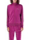 Palm Angels 'track Sweatshirt With Contrasting Bands In Purple