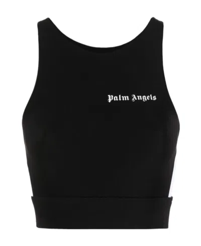 Palm Angels Training Track Top Black White