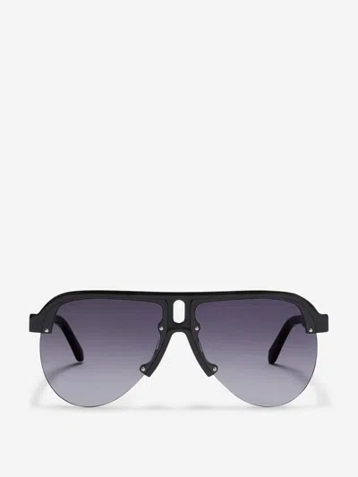 Palm Angels Trinity Aviator Sunglasses In Black