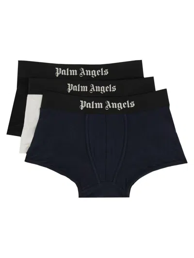 Palm Angels Tripack With Logo In Multicolour