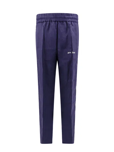 Palm Angels Trouser In Navy Blue