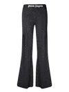 Palm Angels Knitted Trousers In Black